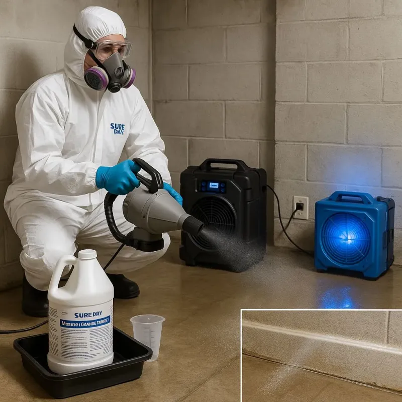 Sanitization and Odor Removal process in Four Corners, TX